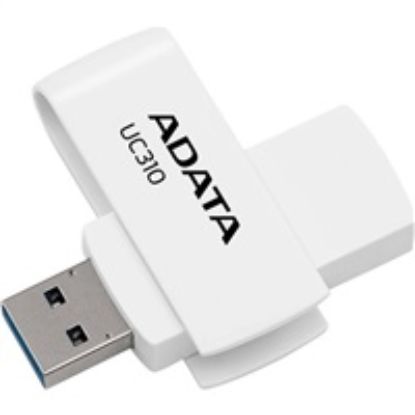 Obrázek ADATA Flash Disk 128 GB UC310, USB 3.2, bílá