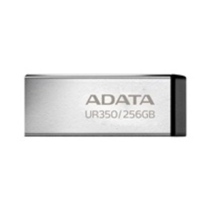 Obrázek ADATA Flash Disk 256 GB UR350, USB 3.2, stříbrno- černá