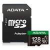 Obrázek ADATA MicroSDXC karta 128 GB Speed Plus, U3, C10, A2, V30 (R: 180/ W: 160 MB/ s) + SD adaptér