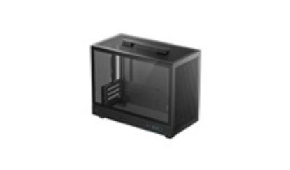 Obrázek DEEPCOOL Case CH160 PLUS, mATX, Průhledná bočnice, černá
