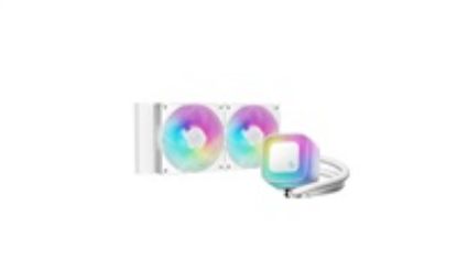 Obrázek DEEPCOOL Vodní chladič LE240 WH V2, ARGB, 2 x 120mm, AM5, LGA1851, bílá