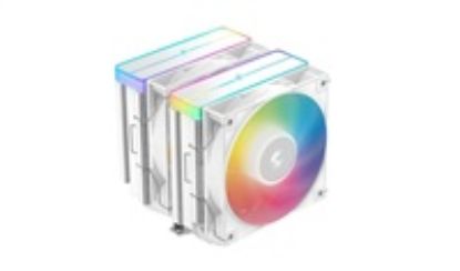 Obrázek DEEPCOOL CPU Chladič AG620 WH ARGB V2, 2 x 120mm, LGA1851, AM5, bílá