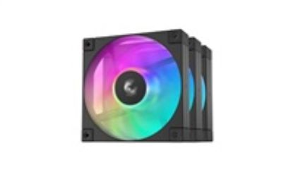 Obrázek DEEPCOOL Ventilátor FD12 ARGB 3v1, 3 x 120mm, ARGB, černá