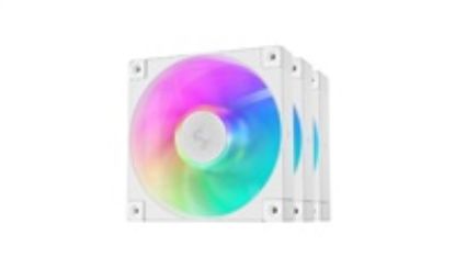 Obrázek DEEPCOOL Ventilátor FD12 ARGB WH 3v1, 3 x 120mm, ARGB, bílá