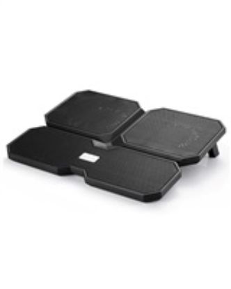 Obrázek DEEPCOOL Chladící podložka Multi Core X6, pod notebook, černá