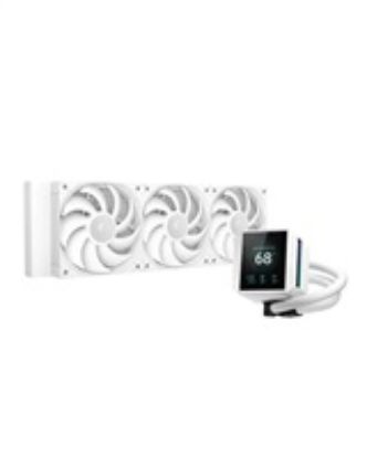 Obrázek DEEPCOOL Vodní chladič MYSTIQUE 360 WH, ARGB, 3x 120mm, AM5, LGA1851, bílá