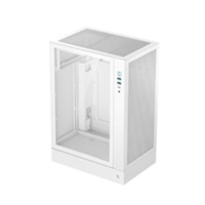 Obrázek DEEPCOOL Case CH170 PLUS WH, ATX, Průhledná bočnice, bílá