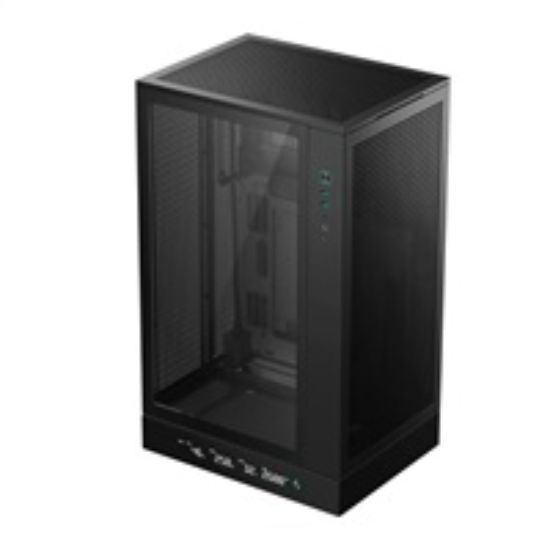 Obrázek DEEPCOOL Case CH270 PLUS, mATX, Průhledná bočnice, černá