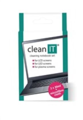 Obrázek CLEAN IT čisticí roztok na obrazovky s utěrkou, 2 x 30ml