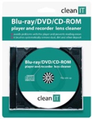 Obrázek CLEAN IT čistící CD pro Blu- ray/ DVD/ CD- ROM přehrávače (náhrada za CL- 32)