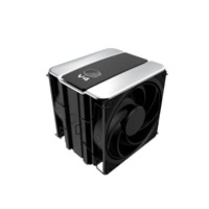 Obrázek Cooler Master CPU Chladič V4 ALPHA 3DHP BLACK, 2 x 120mm, LGA1851, AM5, černá
