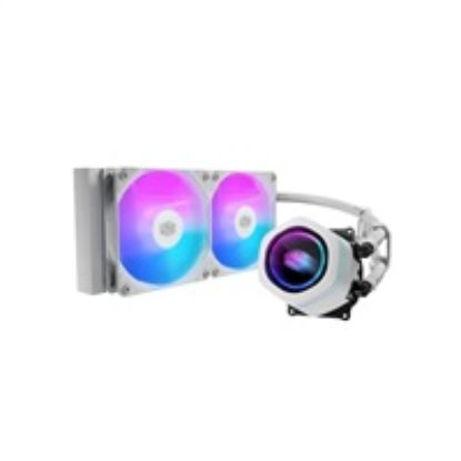 Obrázek Cooler Master vodní chladič MasterLiquid Core Nex 240, 2 x 120mm, LGA1851, AM5, bílá