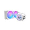 Obrázek Cooler Master vodní chladič MasterLiquid Atmos II VRM 240, 2 x 120mm, LGA1851, AM5, bílá