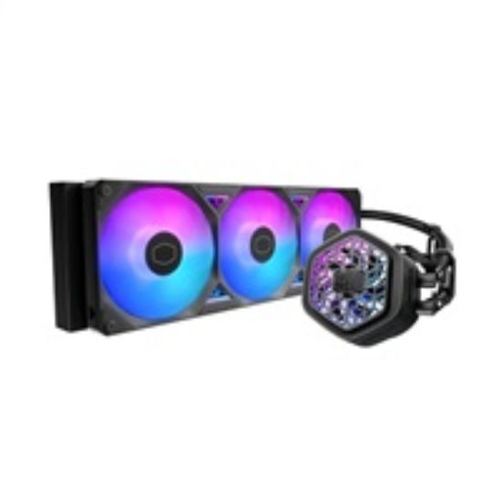 Obrázek Cooler Master vodní chladič MasterLiquid Atmos II VRM 360, 3 x 120mm, LGA1851, AM5, černá