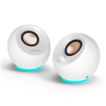 Obrázek Creative repro Pebble Pro - mobilní reproduktor - bílý