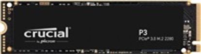 Obrázek CRUCIAL SSD 2 TB P3, M.2 2280, PCIe Gen3 x 4, R: 3500/ W: 3000MB/ s