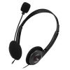 Obrázek C- TECH Sluchátka s mikrofonem MHS- 03E, černá