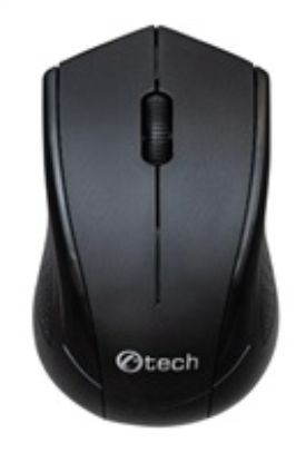 Obrázek C- TECH myš WLM- 07, bezdrátová, 1200DP I, 3 tlačítka, USB nano receiver, černá