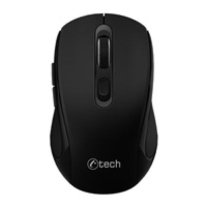 Obrázek C- TECH myš Dual mode WLM- 12BK, bezdrátová, 1600DP I, 6 tlačítek, černá, USB nano receiver