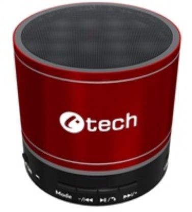 Obrázek C- TECH repro SPK- 08R, bluetooth, červená