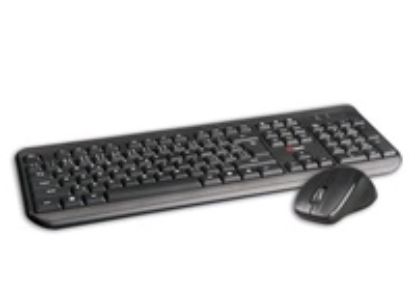 Obrázek C- TECH klávesnice s myší WLKMC- 01, USB, černá, wireless, CZ+SK