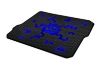 Obrázek C- TECH herní podložka pod myš ANTHEA CYBER BLUE, 320 x 270x4mm, obšité okraje
