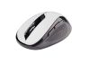 Obrázek C- TECH myš WLM- 02, černo- bílá, bezdrátová, 1600DP I, 6 tlačítek, USB nano receiver