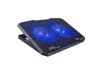 Obrázek C- TECH chladící podložka pod NTB CLP- 140, 15, 6", 2x 140mm, 2x USB, modré podsvícení