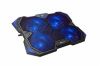 Obrázek C- TECH chladící podložka pod NTB Zefyros (GCP- 01B), casual gaming, 17, 3", modré podsvícení, regulace otáček