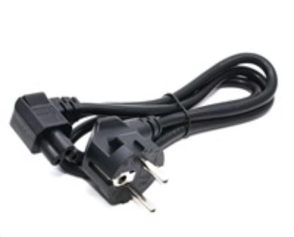 Obrázek C- TECH kabel síťový VDE 220/ 230V napájecí notebook 3 pin Schuko, lomený, 1, 8m