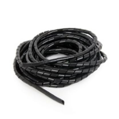 Obrázek C- Tech CABLEXPERT stahovací spirála na kabely, 12mm, 10 m, černá