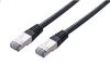 Obrázek C- TECH kabel patchcord Cat5e, FTP, černý, 2m