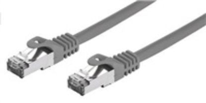 Obrázek C- TECH kabel patchcord Cat7, S/ FTP, šedý, 5m