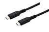 Obrázek C- TECH kabel USB 4.0, Type- C (CM/ CM), PD 100 W, 40Gbps, 0, 5m, černý