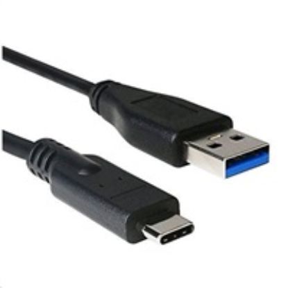 Obrázek C- TECH kabel USB 2.0 AM na USB- C (AM/ CM), 1m, černý