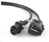 Obrázek C- TECH kabel síťový 1, 8m 220/ 230V napájecí, VDE