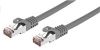 Obrázek C- TECH kabel patchcord Cat6, FTP, šedý, 10m