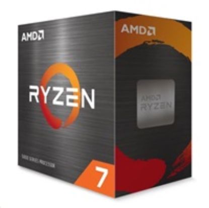 Obrázek CPU AMD RYZEN 7 5800X, 8- core, 3.8 GHz (4.7 GHz Turbo), 36MB cache (4+32), 105 W, socket AM4, bez chladiče