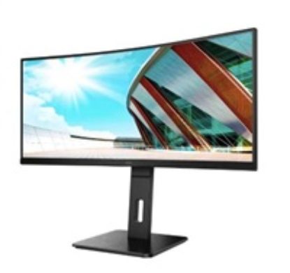 Obrázek AOC MT VA LCD WLED 34" CU34P2A - VA panel, 3440 x 1440, 1 ms, 2xHDMI, DP, USB, repro, nast vyska