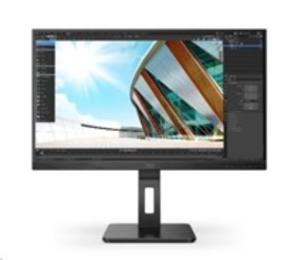 Obrázek AOC MT IPS LCD WLED 27" 27P2Q - IPS panel, 1920 x 1080, D- Sub, DVI, HDMI, DP, USB, repro, pivot