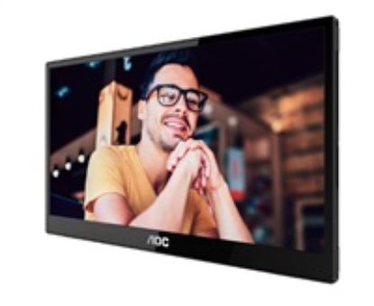 Obrázek AOC MT IPS LCD WLED 15, 6" 16T3EA - IPS panel, 1920 x 1080, USB- C přenosný monitor