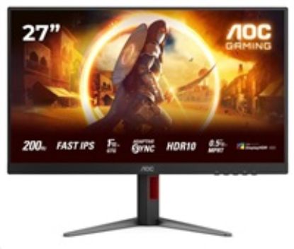Obrázek AOC MT 27" 27G4HA - 1920 x 1080, IPS, 200 Hz, HDR10, 2xHDMI, 1xDP, Repro, Pivot