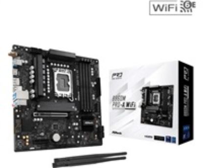Obrázek ASRock MB Sc LGA1851 B860M Pro- A WiFi, Intel B860, 4xDDR5, 1xDP, 1xHDMI, WiFi, mATX