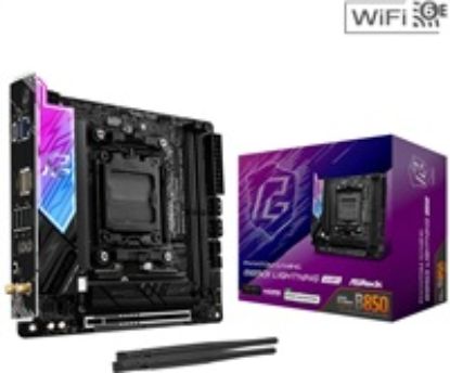 Obrázek ASRock MB Sc AM5 B850I Lightning WiFi, AMD B850, 2xDDR5, 1xUSB4, 1xHDMI, WiFi, Mini- ITX