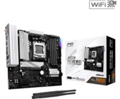 Obrázek ASRock MB Sc AM5 B850M PRO RS WIFI, AMD B850, 4xDDR5, 1xDP, 1xHDMI, WiFi, mATX