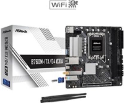 Obrázek ASRock MB Sc LGA1700 B760M- ITX/ D4 WiFi, Intel B760, 2xDDR4, 1xDP, 1xHDMI, mini- ITX