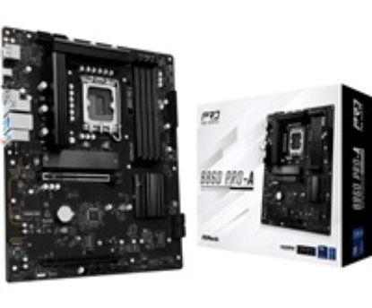 Obrázek ASRock MB Sc LGA1851 B860 Pro- A, Intel B860, 4xDDR5, 1xDP, 1xHDMI, ATX