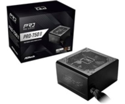 Obrázek ASROCK zdroj PRO- 750B, 750 W, 80Plus Bronze, 120 mm, ATX 3.1