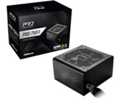 Obrázek ASROCK zdroj PRO- 750G, 750 W, 80Plus Gold, 120 mm, ATX 3.1