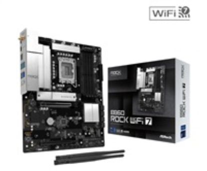 Obrázek ASRock MB Sc LGA1851 B860 Rock WiFi 7, Intel B860, 4xDDR5, 1xHDMI, WiFi, ATX